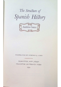The Structure of Spanish History