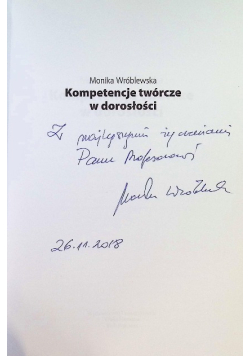 Kompetencje twórcze w dorosłości