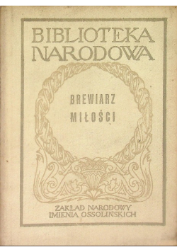 Brewiarz miłości Antologia liryki staroprowansalskiej