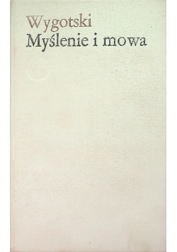 Myślenie i mowa