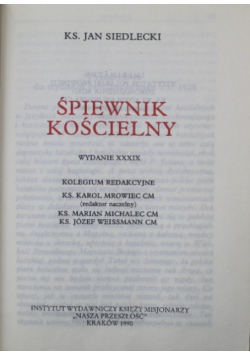Śpiewnik kościelny