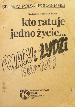 Kto ratuje jedno życie
