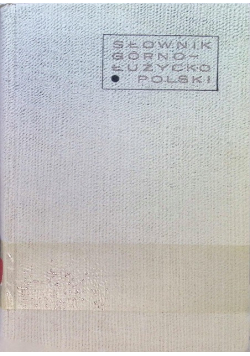 Słownik górnołużycko polski
