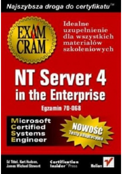 NT Server 4 in the Enterprise Egzamin 70 - 068