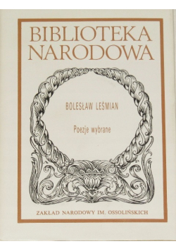 Poezje wybrane
