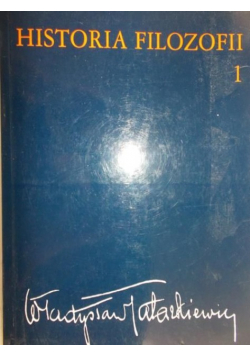 Historia filozofii, Tom I