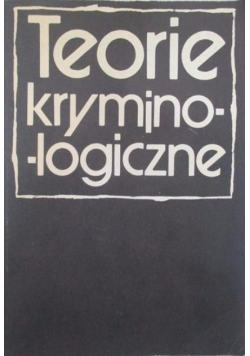 Teorie kryminologiczne