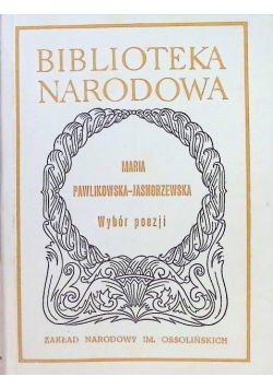 Pawlikowska Jasnorzewska Wybór poezji