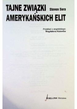 Tajne związki amerykańskich elit