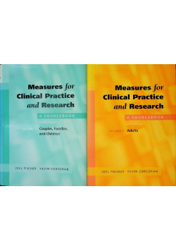 Measures for Clinical Practice and Research: Tom 1 i 2