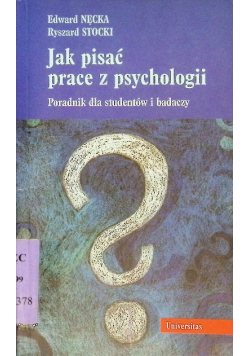 Jak pisać prace z psychologii