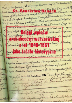 Księgi wpisów archidiecezji warszawskiej