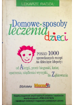 Domowe sposoby leczenia dzieci