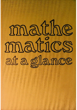 Mathematics at a Glance
