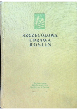 Szczegółowa uprawa roślin