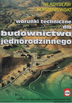 Warunki techniczne dla budownictwa jednorodzinnego