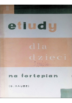Etiudy dla dzieci na fortepian