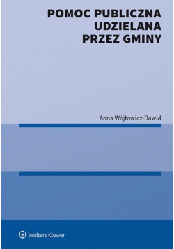 Pomoc publiczna udzielana przez gminy