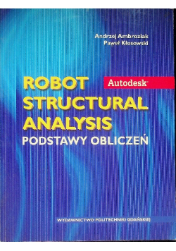 Robot structural Analysis Podstawy obliczeń