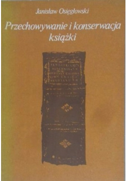 Przechowywanie i konserwacja książki