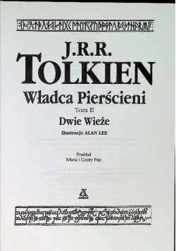 Władca Pierścieni Dwie Wieże Tom II