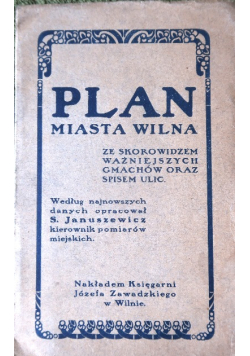 Plan miasta Wilna