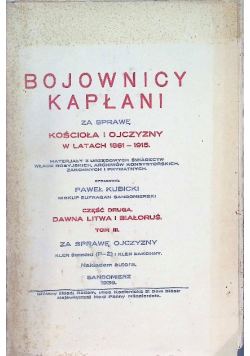 Bojownicy kapłani Tom III 1939 r.