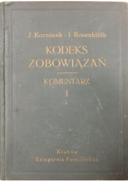 Kodeks Zobowiązań 1934r.