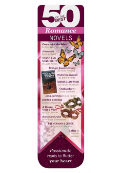 50 BEST - Romance - magnetyczna zakładka do książk