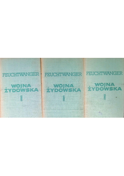 Wojna żydowska Tom I do III
