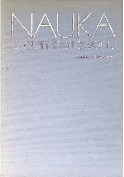Nauka o administrowaniu
