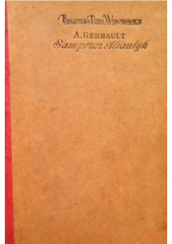 Sam przez Atlantyk 1920 r.
