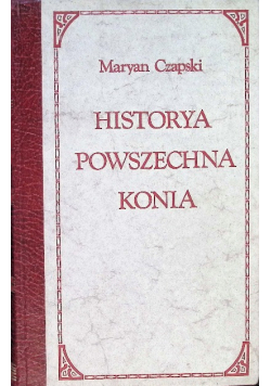 Historya powszechna konia