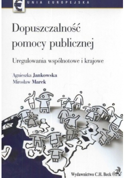 Dopuszczalność pomocy publicznej