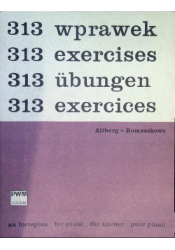 313 wprawek na fortepian