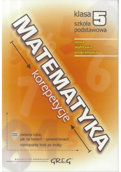 Matematyka SP 5 korepetycje GREG