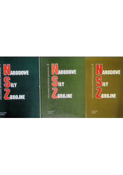 Narodowe Siły Zbrojne Tom I do III