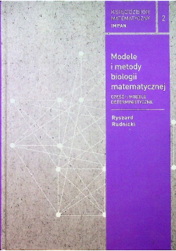 Modele i metody biologii matematycznej