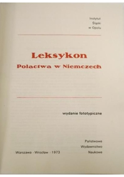 Leksykon polactwa w Niemczech