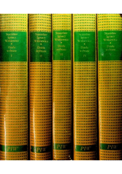 Witkiewicz Dzieła wybrane Tom 1 do 5