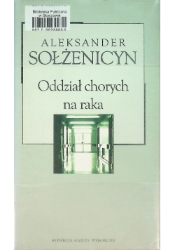 Kolokacja gazety wyborczej Tom 28 Oddział chorych na raka