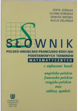Słownik polsko - angielsko - francusko - rosyjski