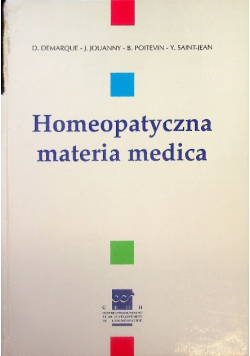 Homeopatyczna materia medica