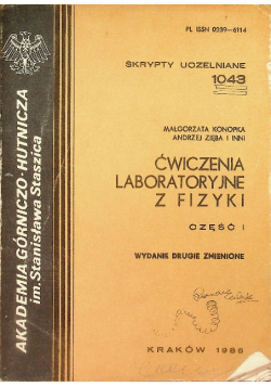 Ćwiczenia Laboratoryjne z Fizyki Część I Nr 1043 / 86