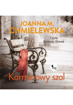 Karminowy szal