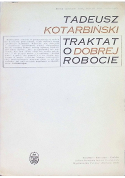 Traktat o dobrej robocie