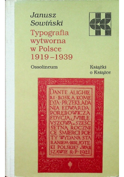 Typografia wytworna w Polsce 1919 - 1939