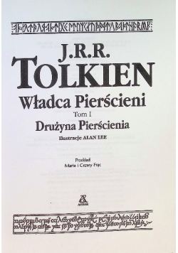 Władca pierścieni Drużyna pierścienia Tom 1