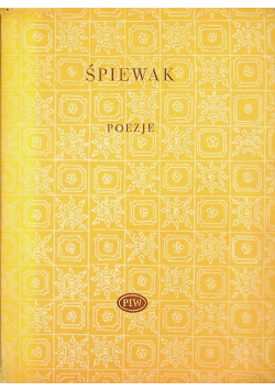 Śpiewak Poezje