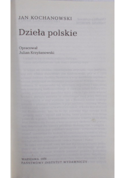 Dzieła polskie